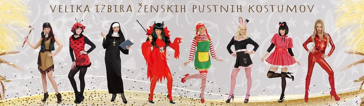 PUSTNI KOSTUMI ZA ŽENSKE
