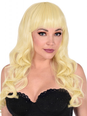 Lasulja Dolga Blond Valovita s Frfrujem