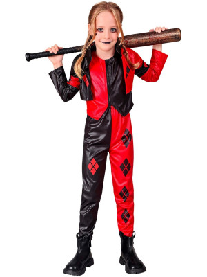 Dekliški Kostum Harley Quinn