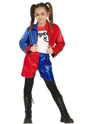 Dekliški Pustni Kostum Harley Quinn