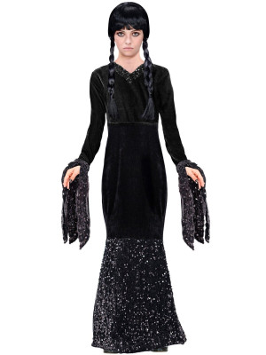 Dekliški Pustni Kostum Wednesday