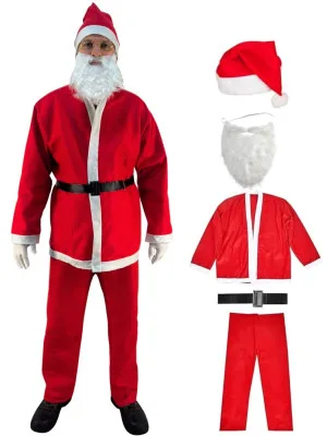 Kostum za Božička Basic XL/XXL - 5 delni