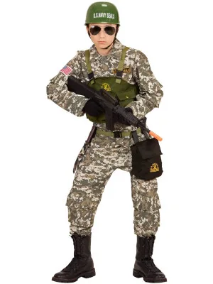 Kostum Vojak Specialec Navy Seals 5-16 let