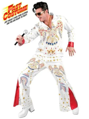 Moški Kostum Elvis Presley – Kralj Rock'n'Rolla