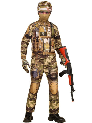 Vojak Pustni Kostum za Otroke