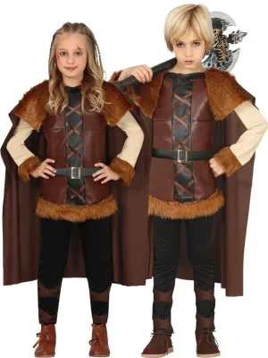 Otroški Pustni Kostum Vikinga z Ogrinjalom