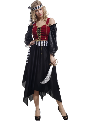 Ženski Kostum Zapeljiva Piratka