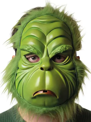 Maska Grinch - Zeleni Božični Škrat