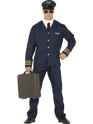 Pustni Kostum Pilot za Moške