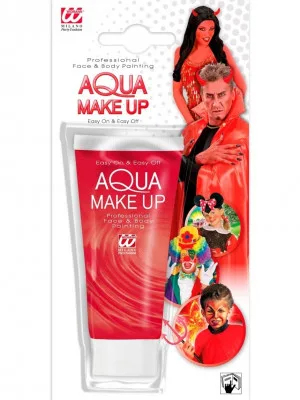 Make-Up Aqua v Tubi Rdeča 