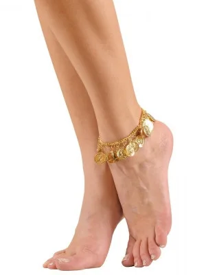 Anklet - Gleženjska Verižica z Zlatniki