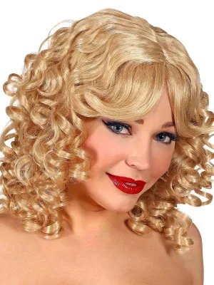 Ženska Blond Skodrana Lasulja 