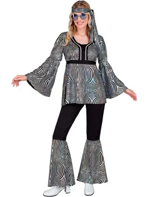 Ženski Pustni Kostum Disco 70s