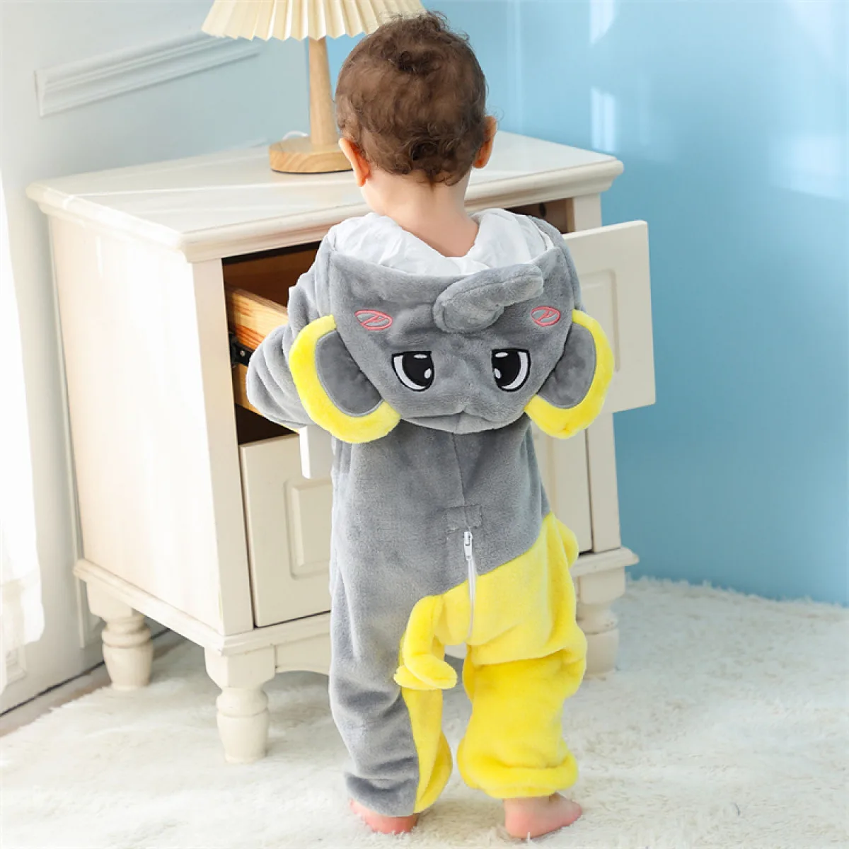 Pustni Kostum iz Flisa za Slona 74516