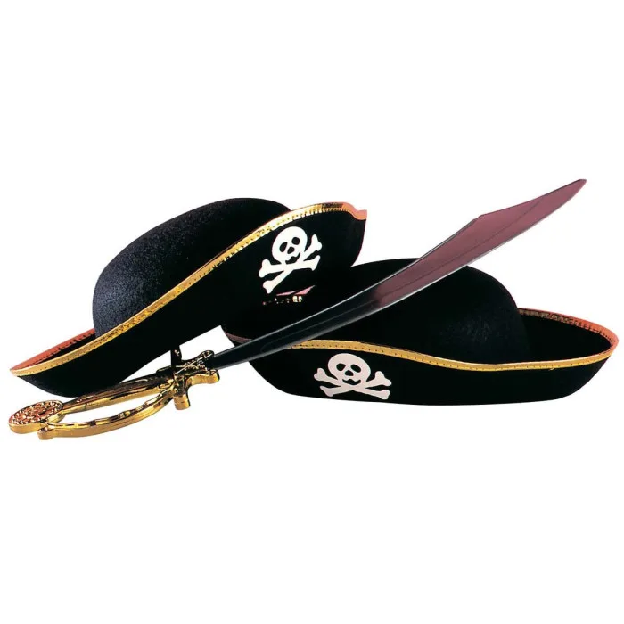 otroški klobuk za pirata
